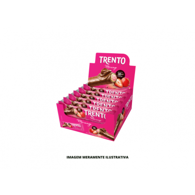 CHOCOLATE - TRENTO - 32g MORANGO - DP16